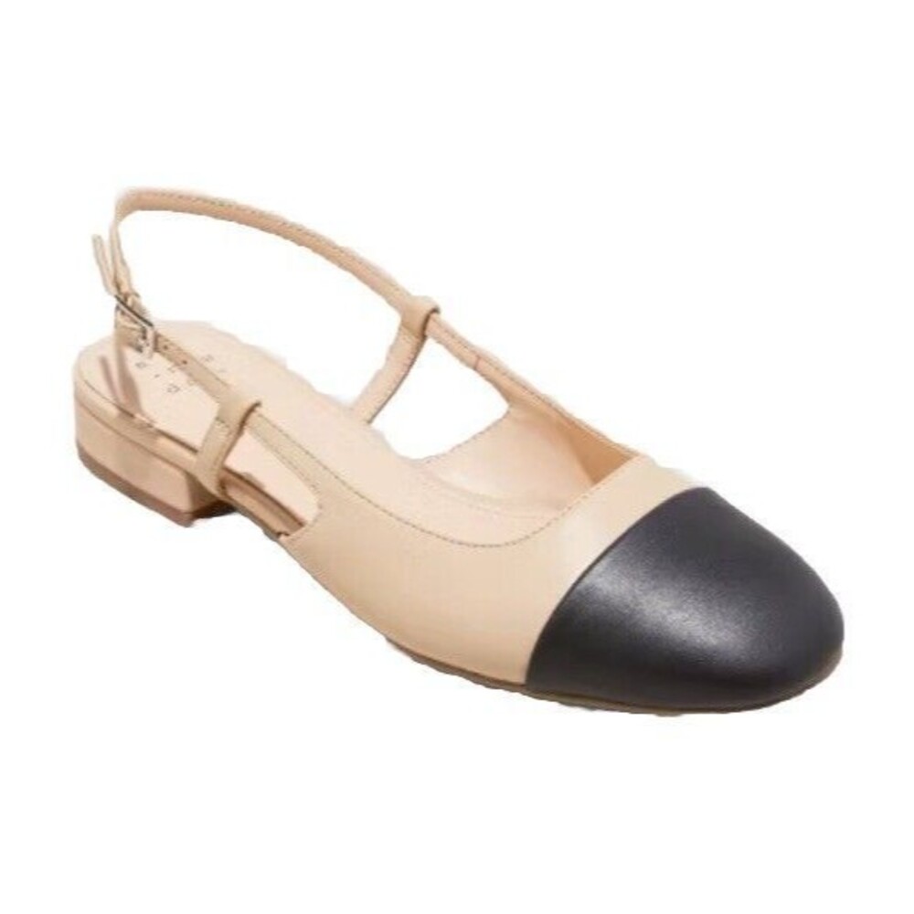 A New Day Women's Maxine Slingback Ballet Flats Tan Size 10 NWT